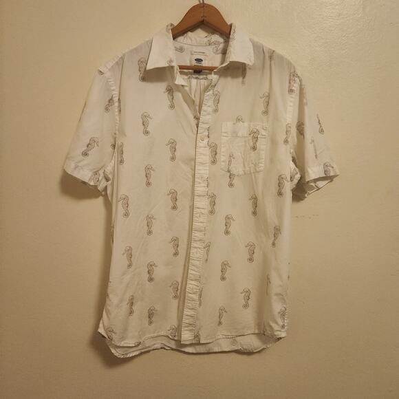 Old Navy button down Slim fit Large - Picture 1 of 4
